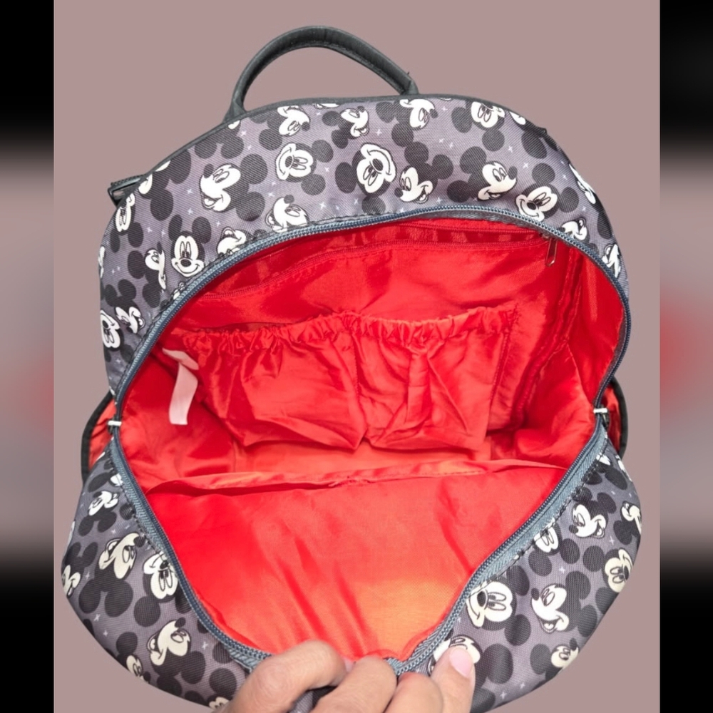 Mickey Mouse⭐️ Kids Backpack - Black, White & Red (2 For 1, Xtra Mickey Bag) GUC - Picture 10 of 10